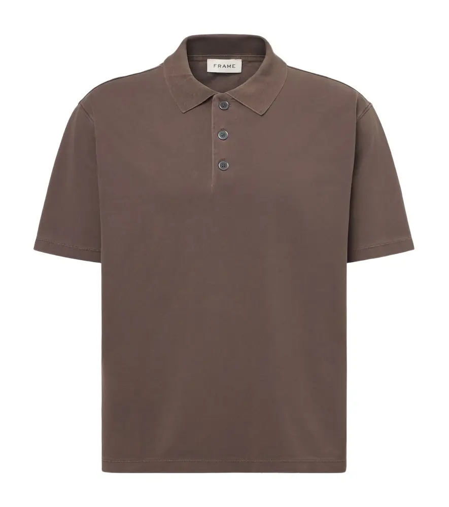 Frame Cotton piqué polo shirt