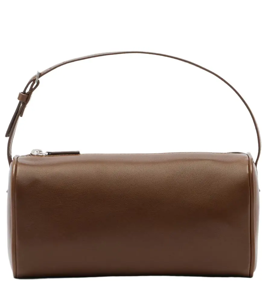 The Row '90s suede top-handle bag
