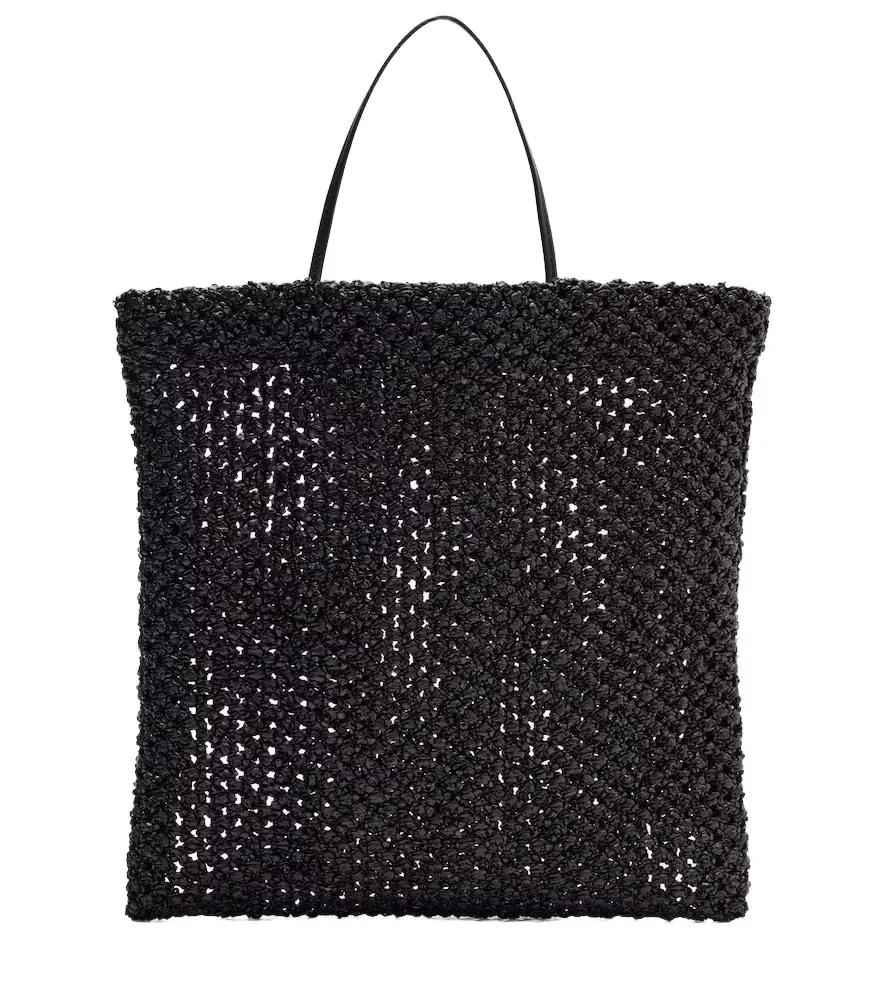 The Row Barn Small raffia tote bag