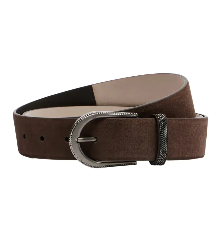 Brunello Cucinelli Suede belt