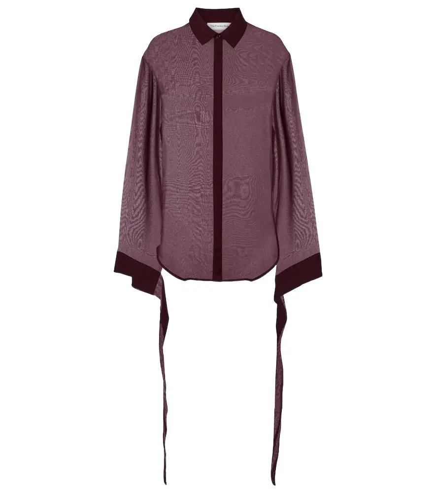 The Frankie Shop Verlin chiffon shirt