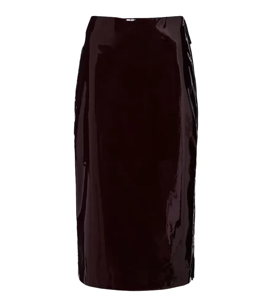 The Frankie Shop Samantha coated pencil skirt