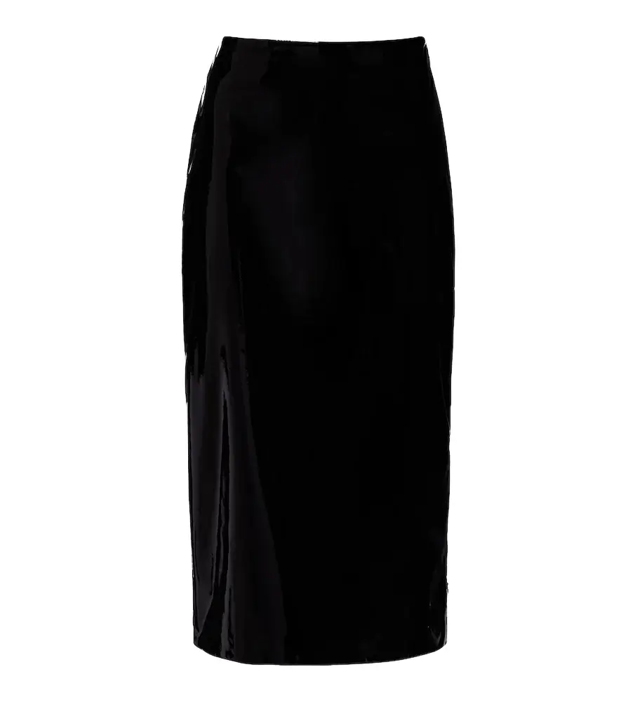 The Frankie Shop Samantha coated pencil skirt