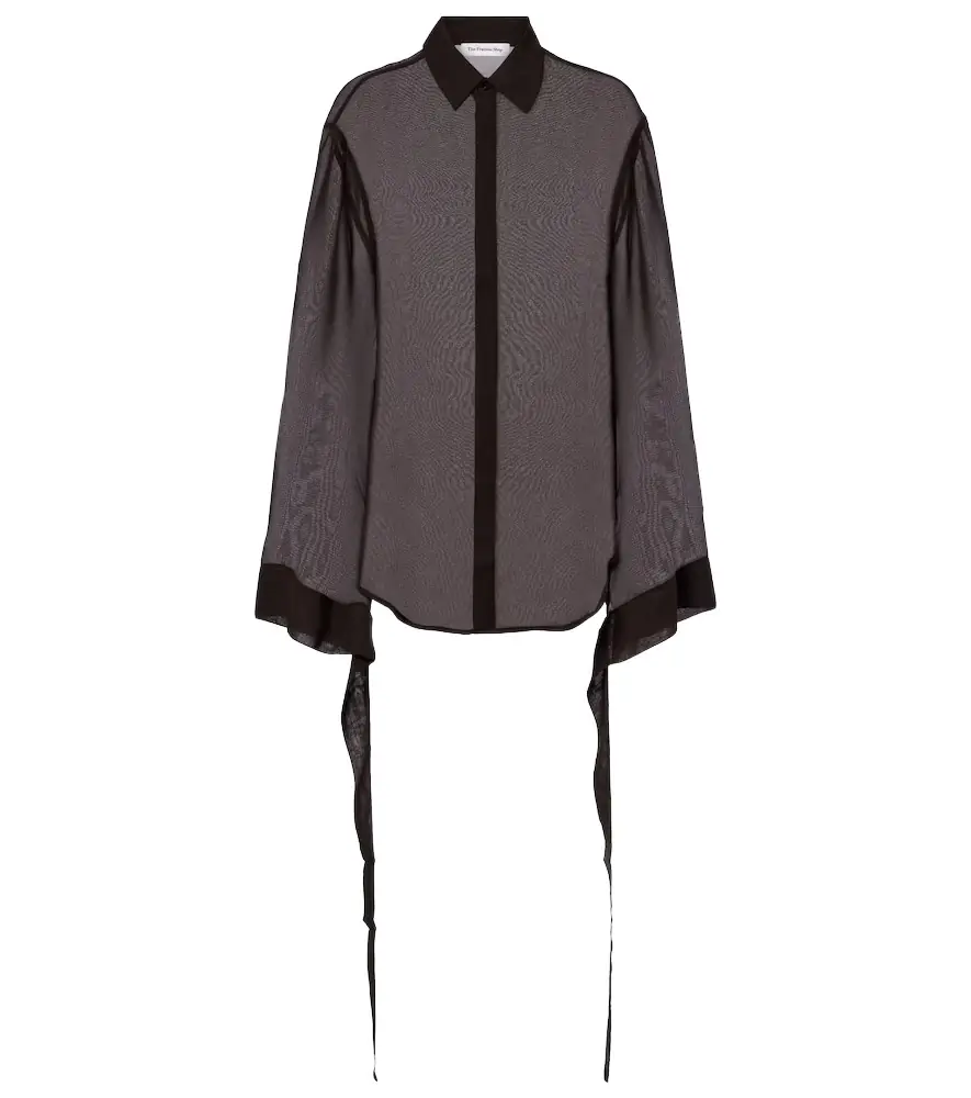 The Frankie Shop Verlin chiffon shirt