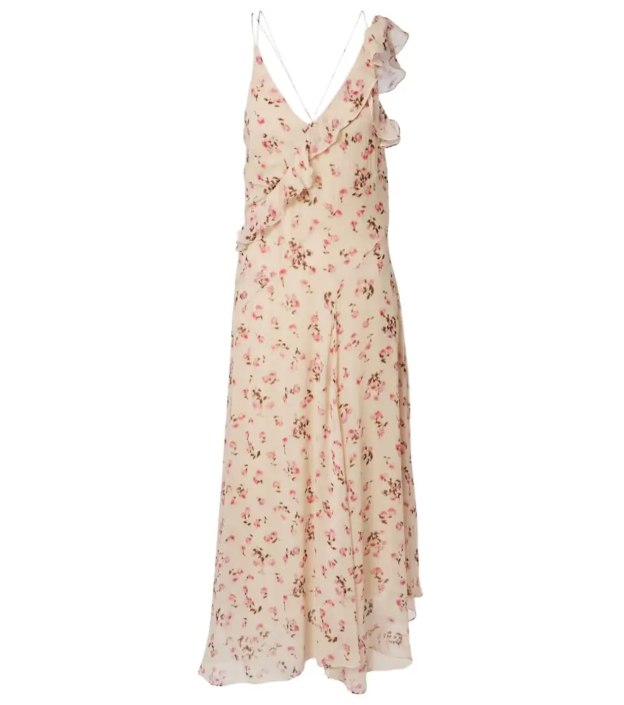 Marant Etoile Luxie floral midi dress