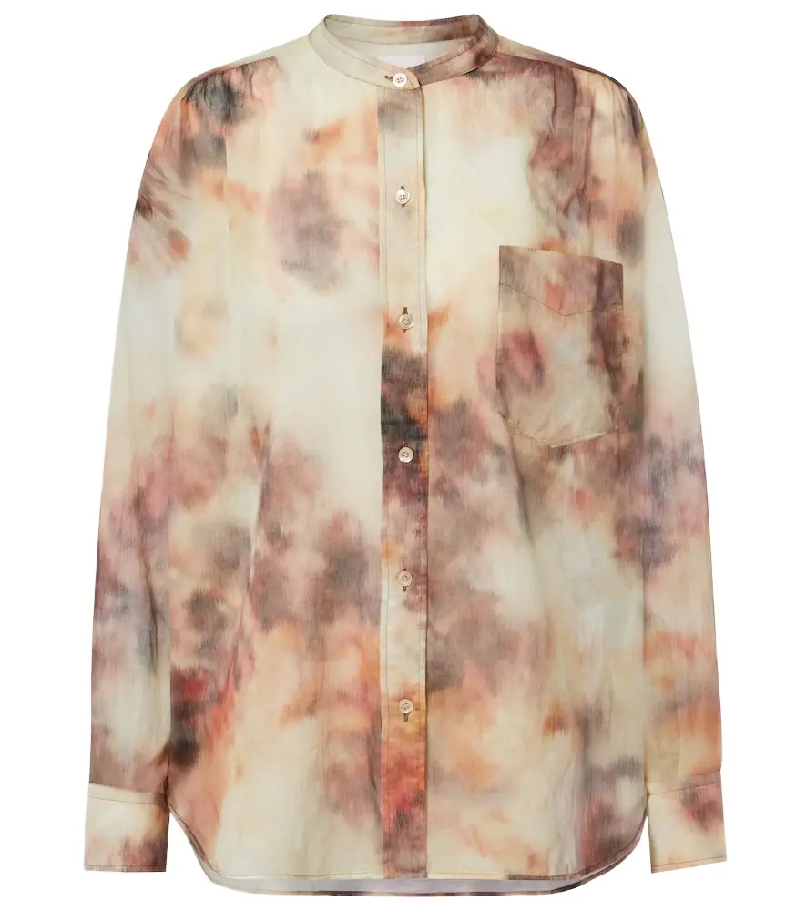 Marant Etoile Mexika printed cotton shirt