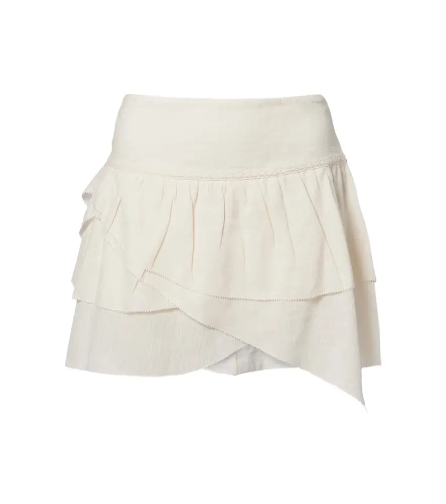 Marant Etoile Dejha cotton and linen-blend miniskirt