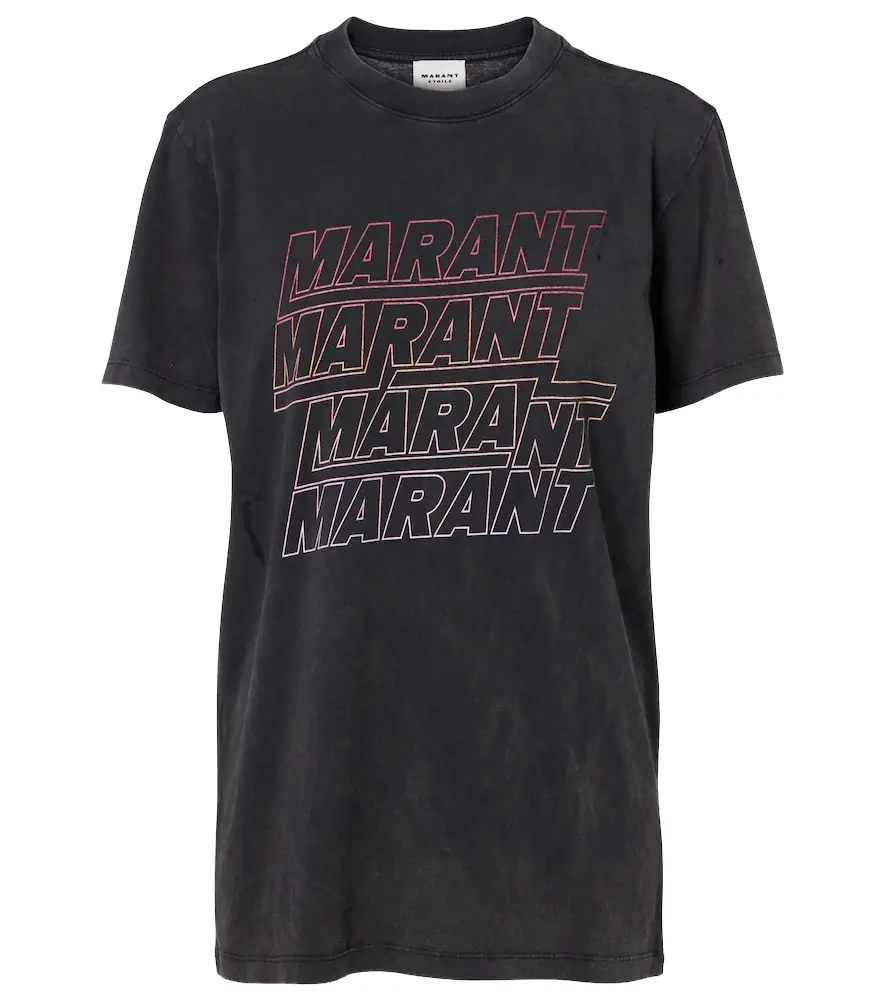 Marant Etoile Zoeline printed cotton jersey T-shirt