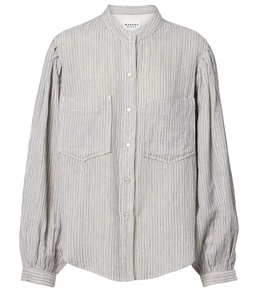 Marant Etoile Selvia striped cotton shirt