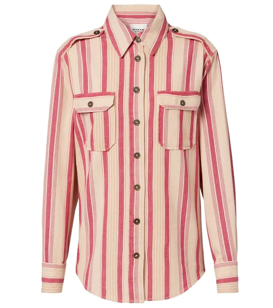 Marant Etoile Gelva striped cotton shirt