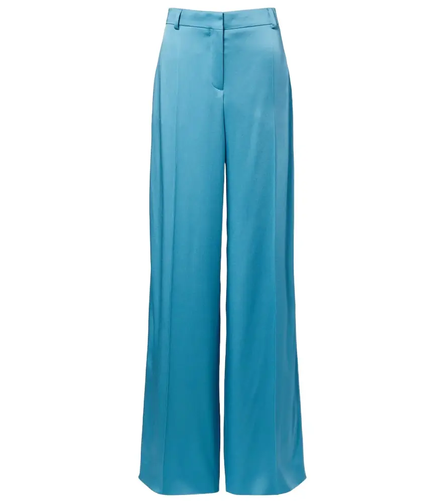 Stella McCartney Satin wide-leg pants