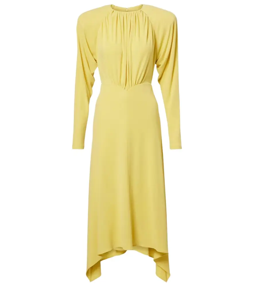 Stella McCartney Draped jersey midi dress