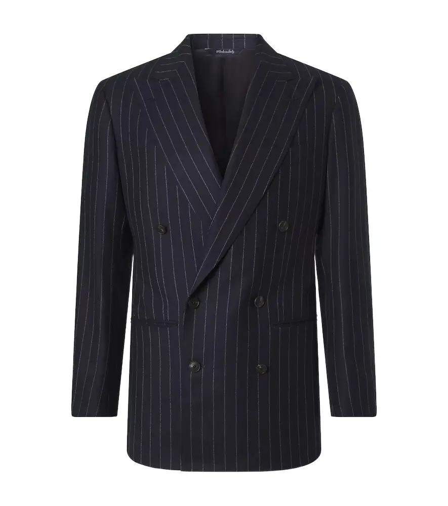 Saman Amel Striped wool blazer