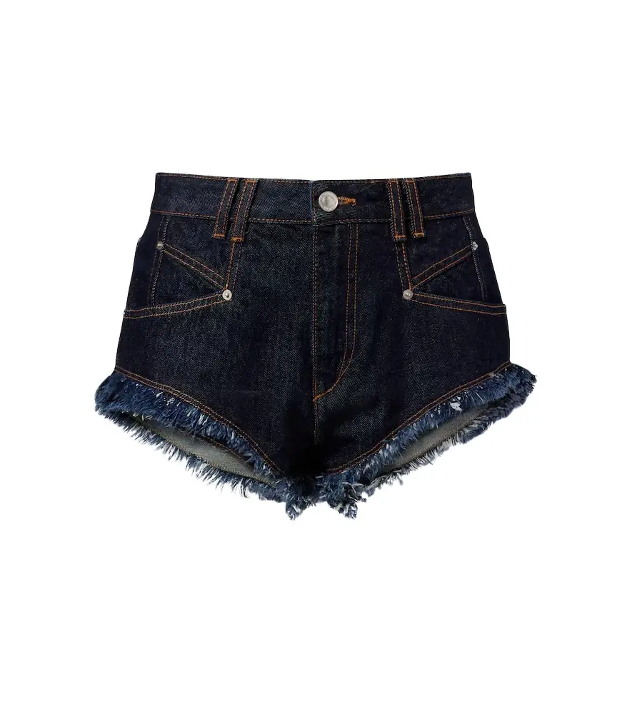 Isabel Marant Eneidala high-rise denim shorts