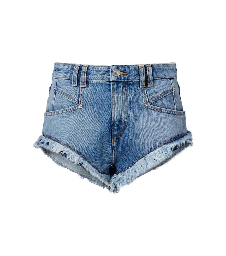 Isabel Marant Eneidala high-rise denim shorts