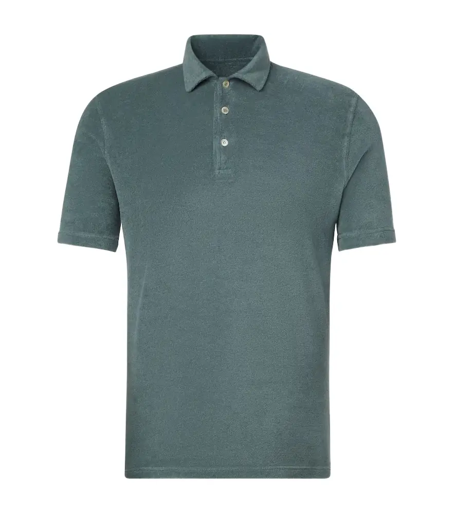 Fedeli Mondial cotton terry polo shirt