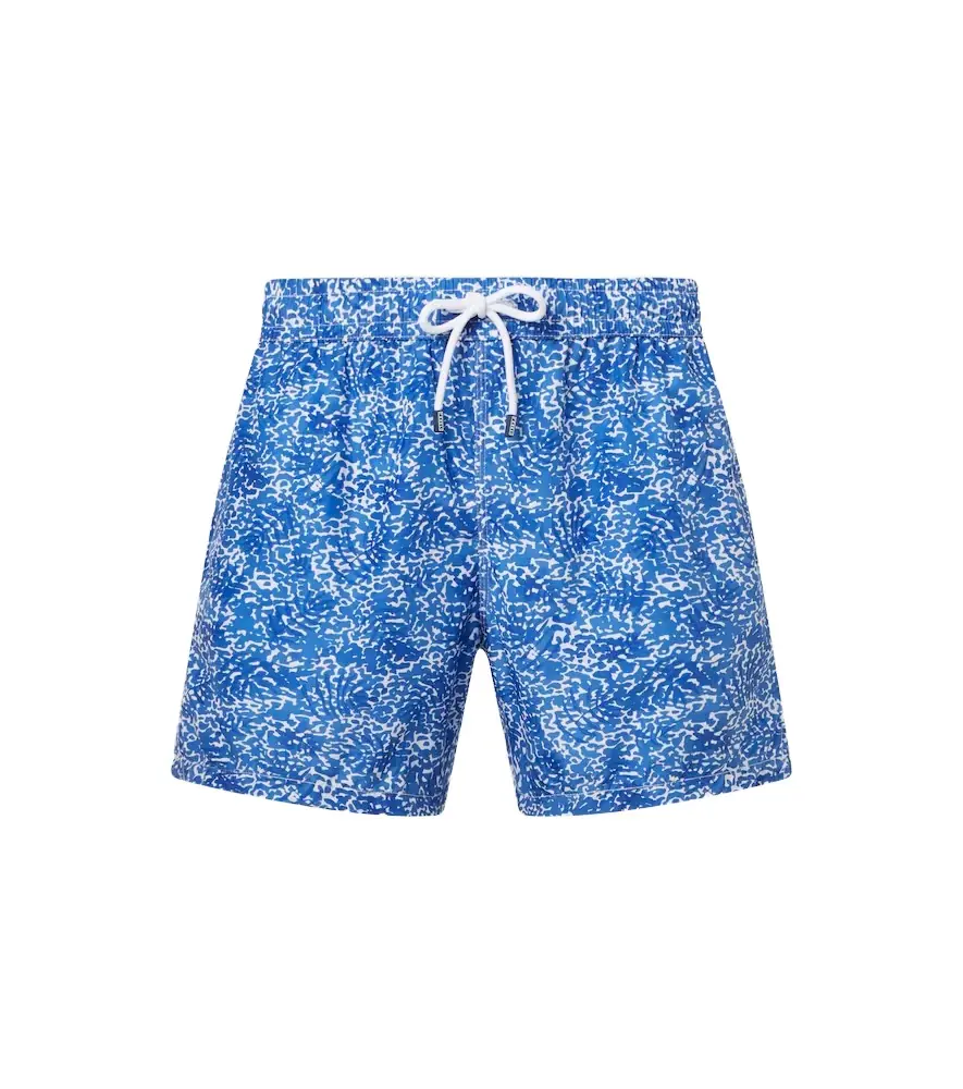 Fedeli Madeira printed swim trunks