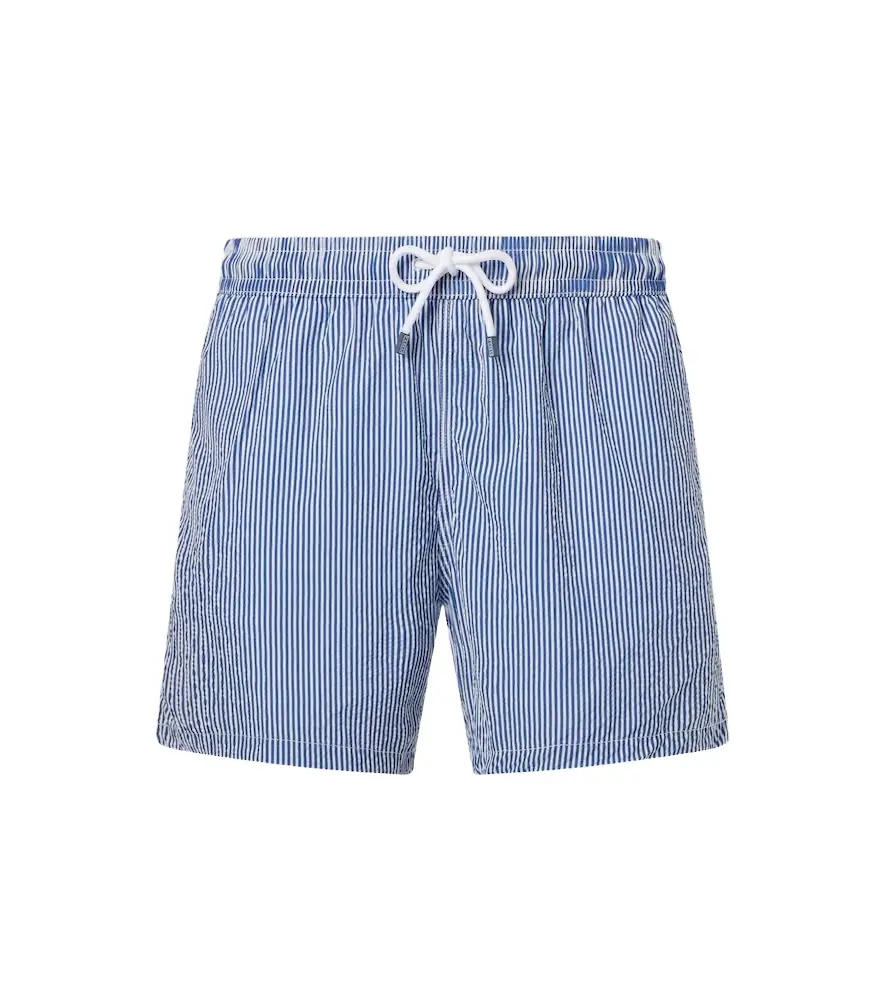 Fedeli Madeira striped swim trunks