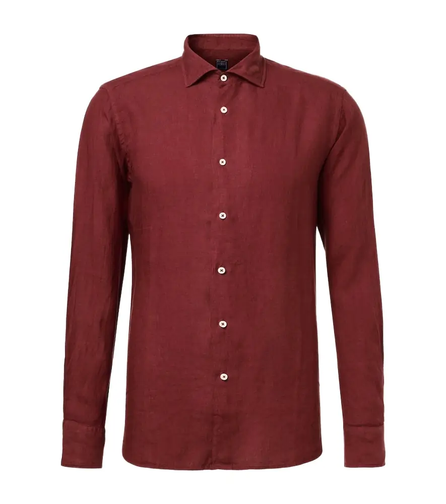 Fedeli Nick linen shirt