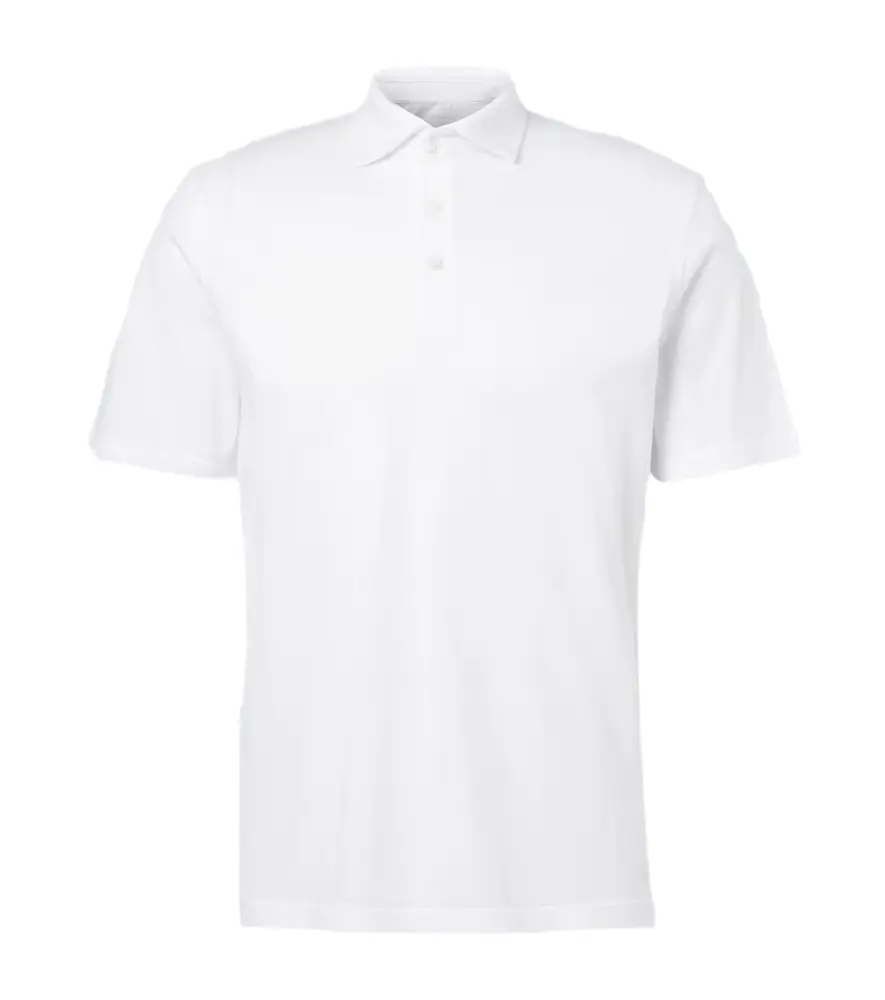 Fedeli Zero cotton jersey polo shirt