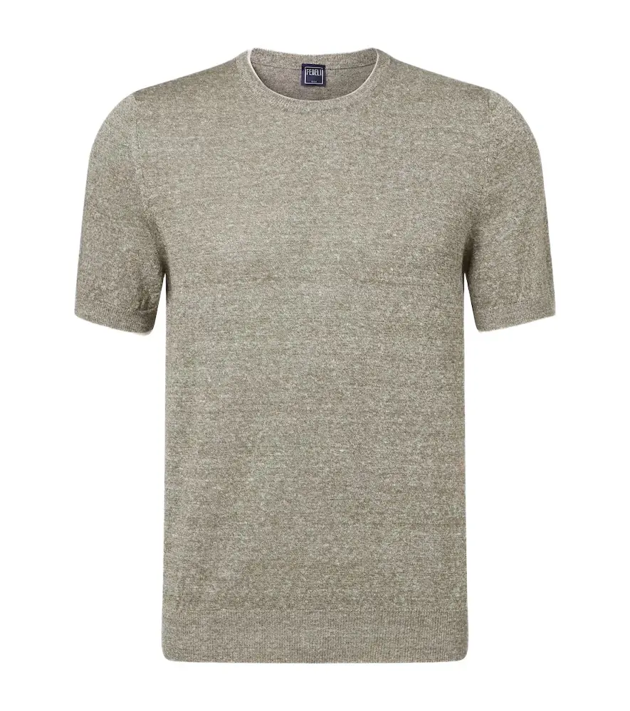 Fedeli Linen and cotton sweater