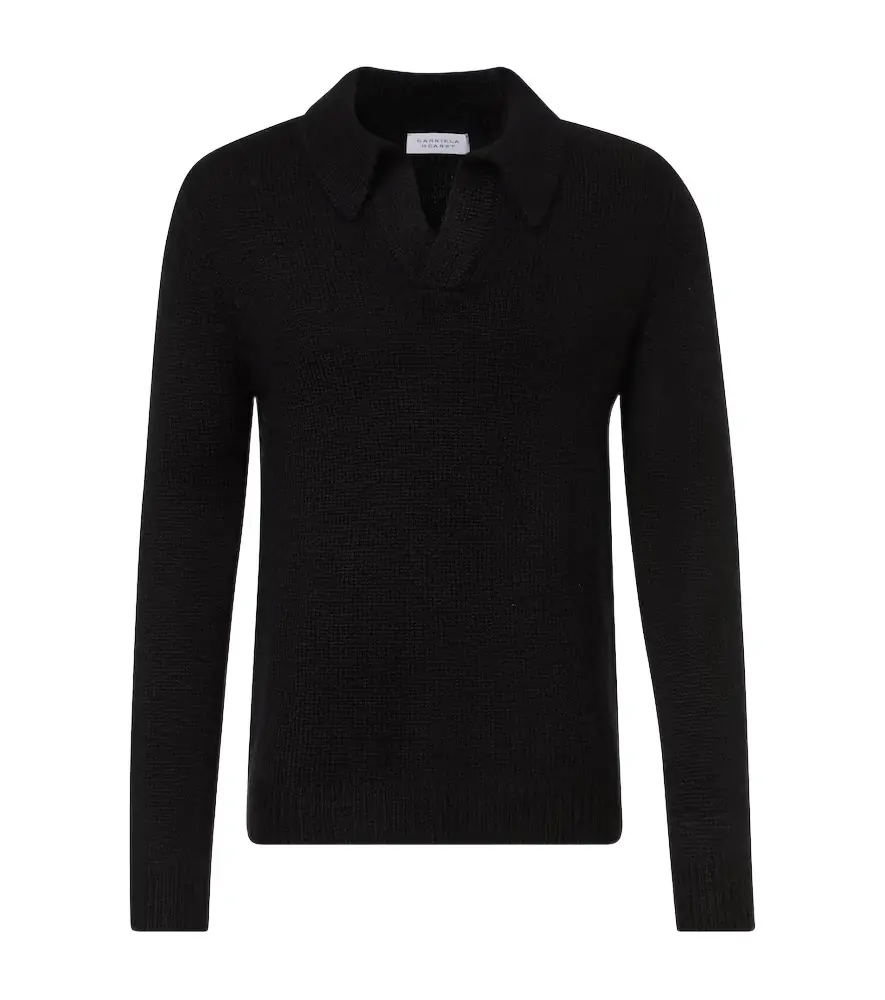 Gabriela Hearst Cashmere polo sweater