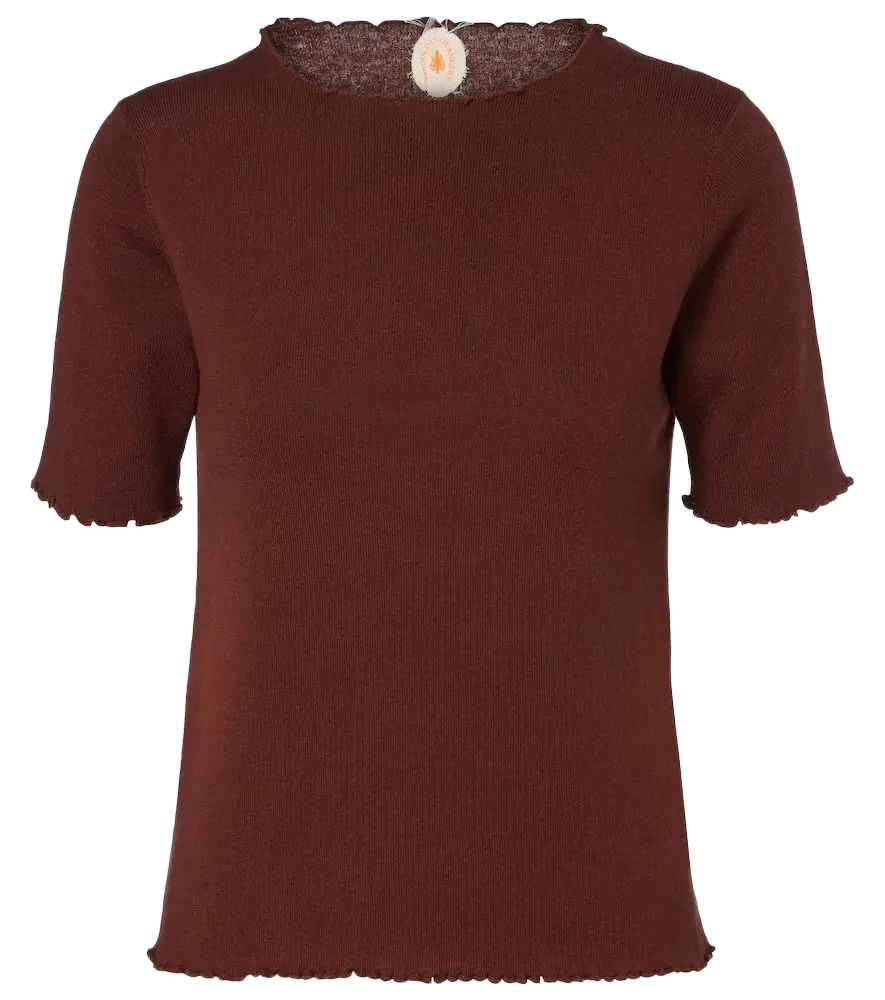Jardin des Orangers Cotton, silk, and cashmere sweater