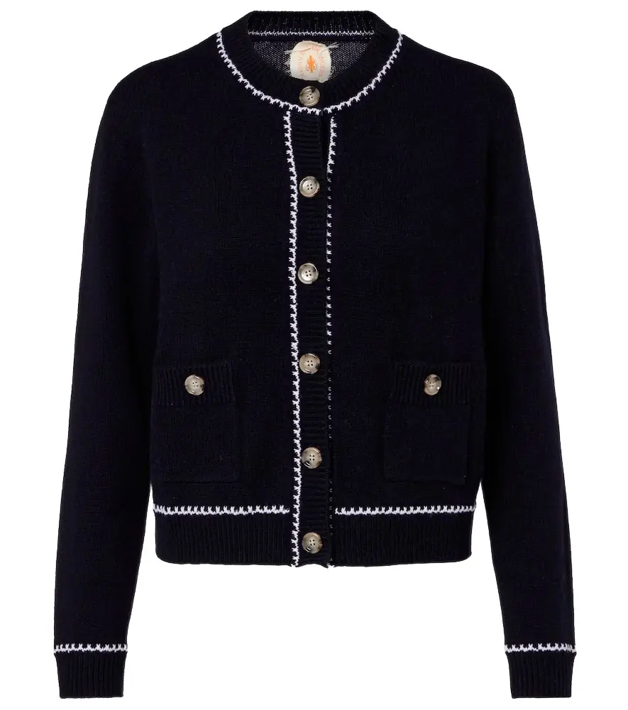 Jardin des Orangers Wool and cashmere cardigan