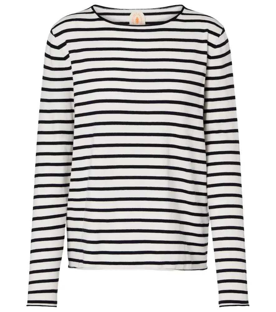 Jardin des Orangers Cotton, silk, and cashmere sweater