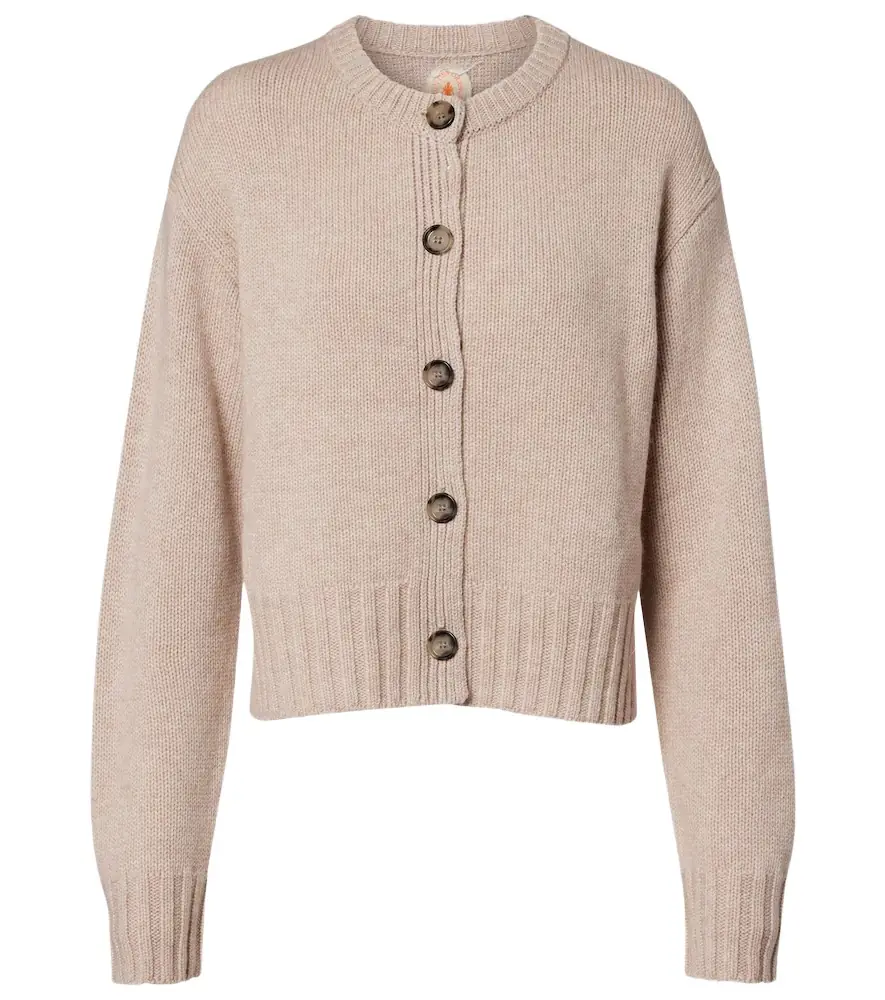 Jardin des Orangers Wool and cashmere cardigan