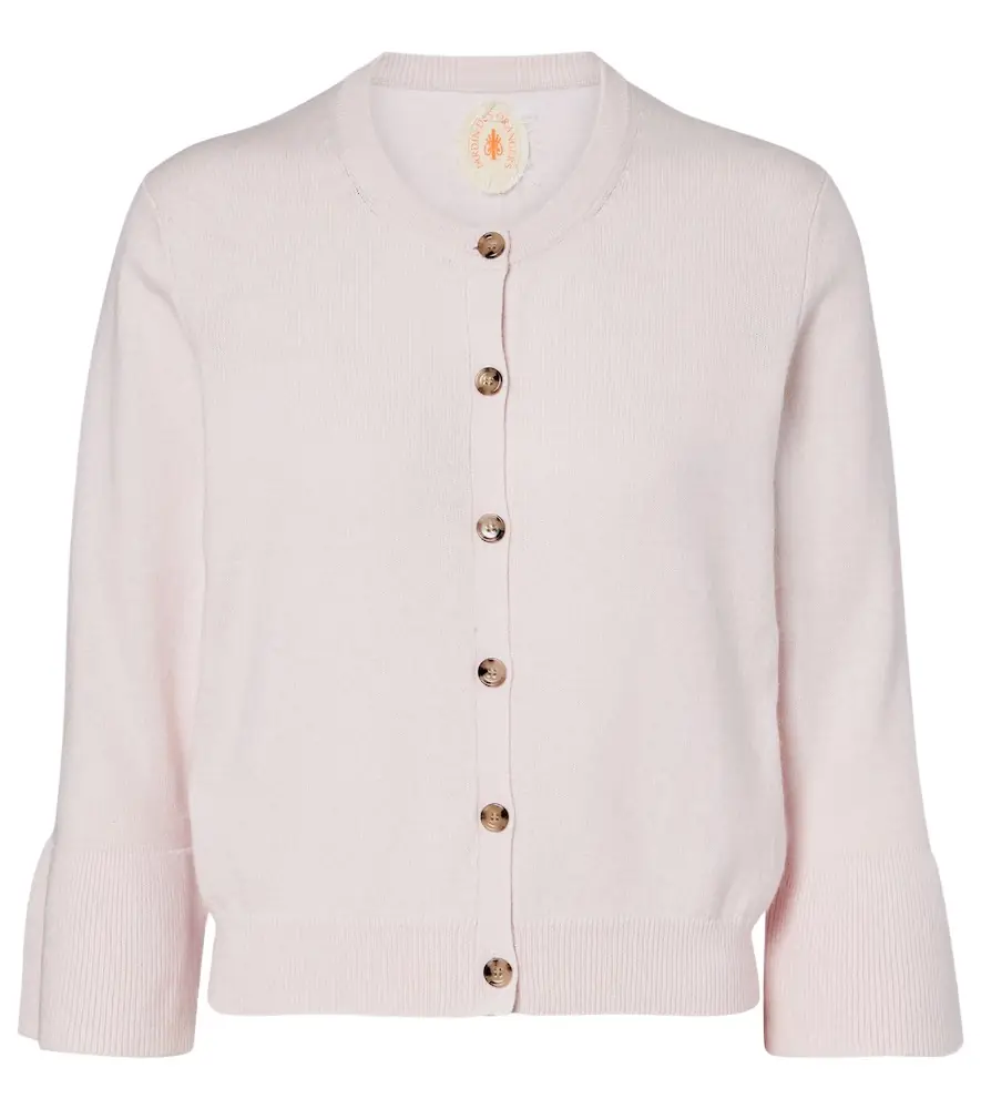 Jardin des Orangers Cotton and cashmere cardigan