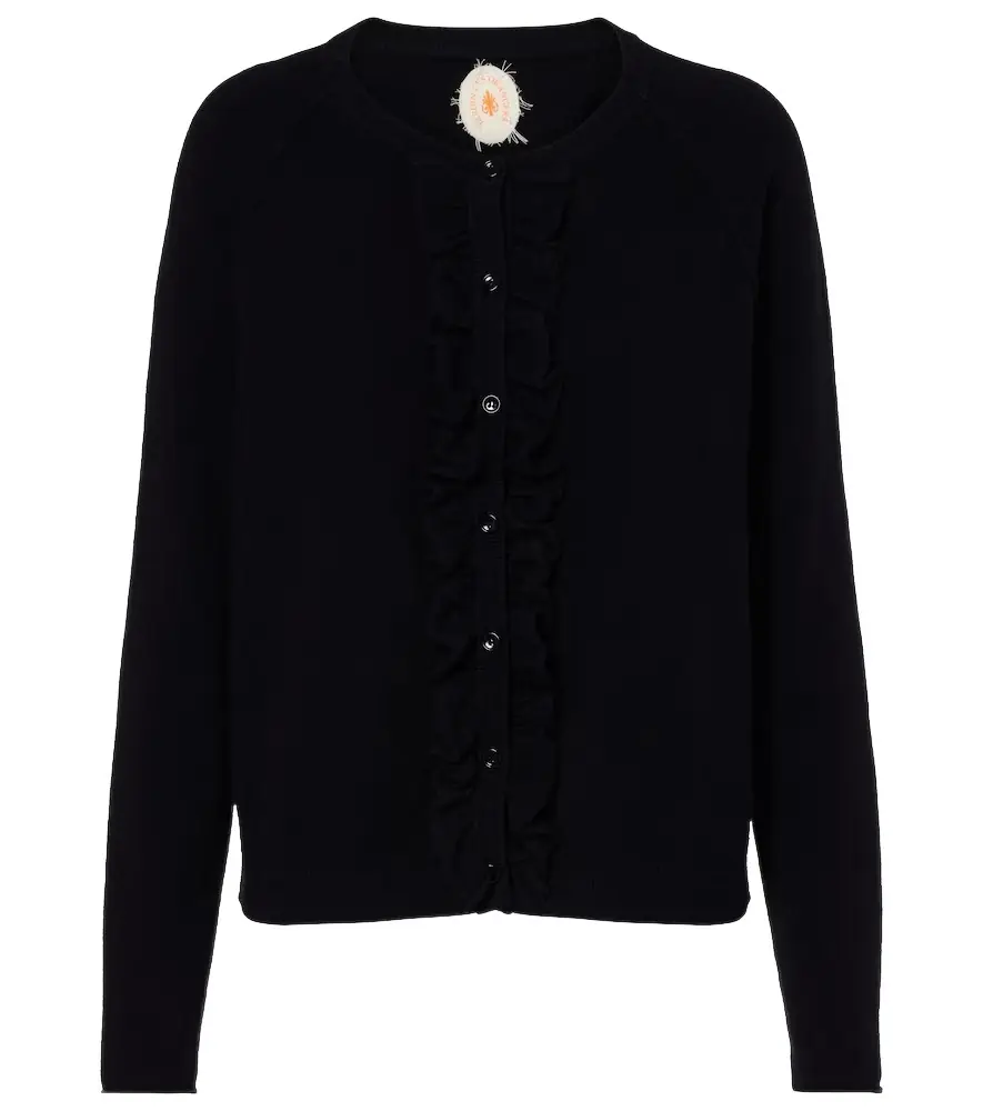 Jardin des Orangers Cotton and cashmere cardigan