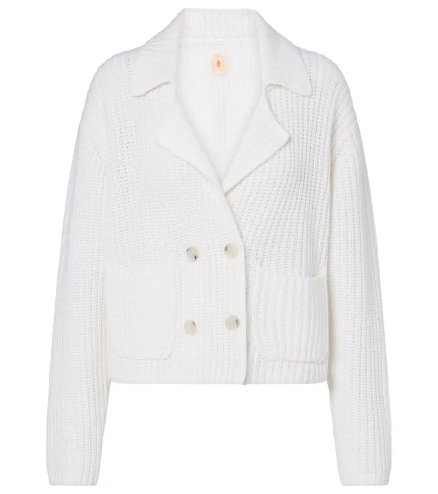 Jardin des Orangers Cotton and cashmere cardigan