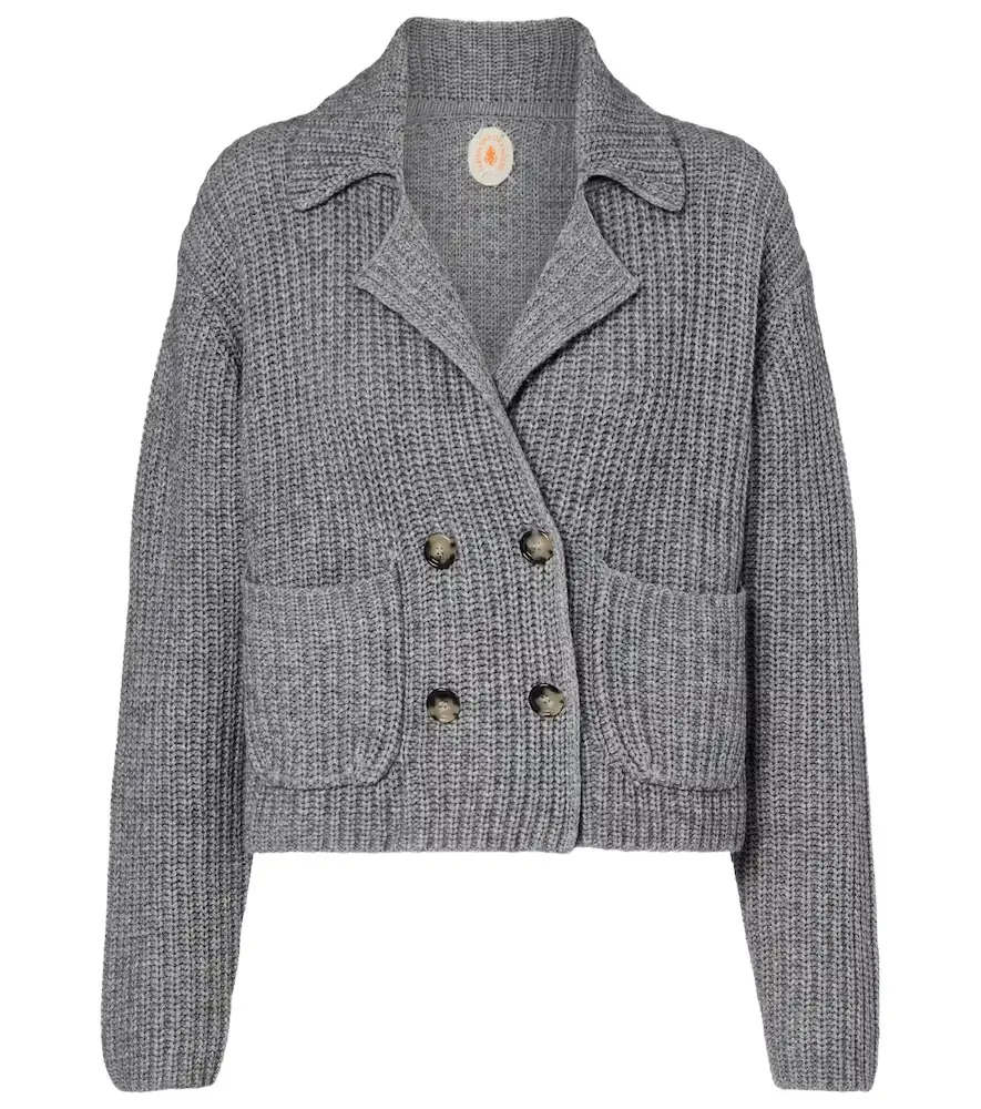 Jardin des Orangers Cotton and cashmere cardigan