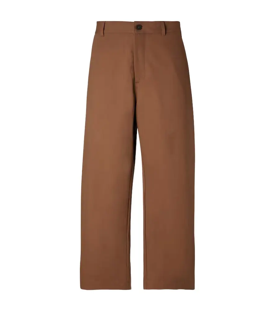 Studio Nicholson Bosworth cotton twill wide-leg pants