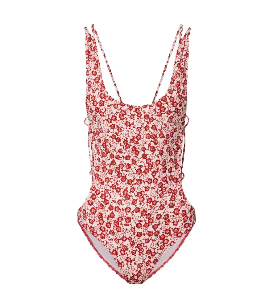 Isabel Marant Tenisiage floral swimsuit