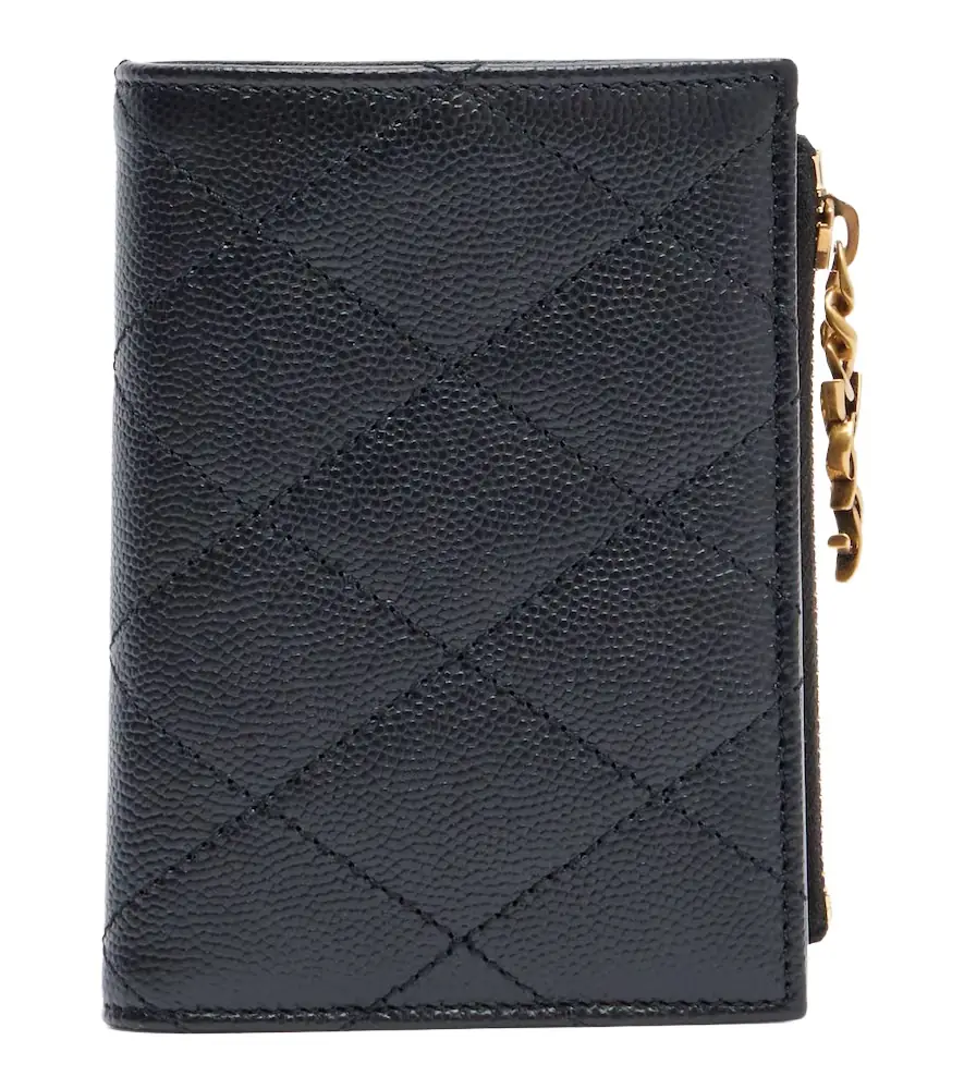 Saint Laurent Cassandre Bijou quilted leather wallet