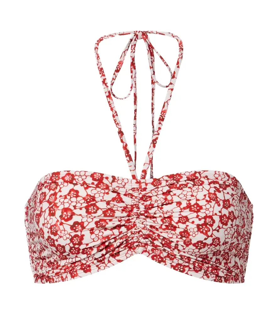 Isabel Marant Salmage floral bikini top