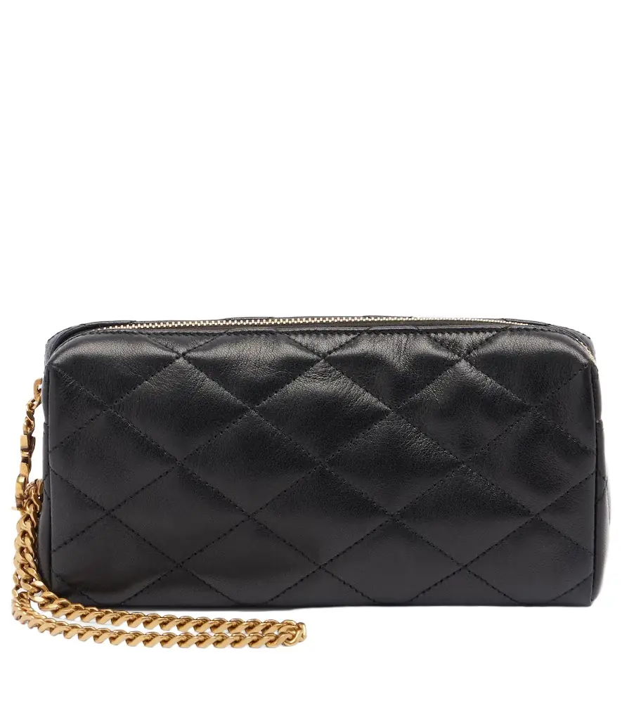 Saint Laurent Cassandre quilted leather clutch