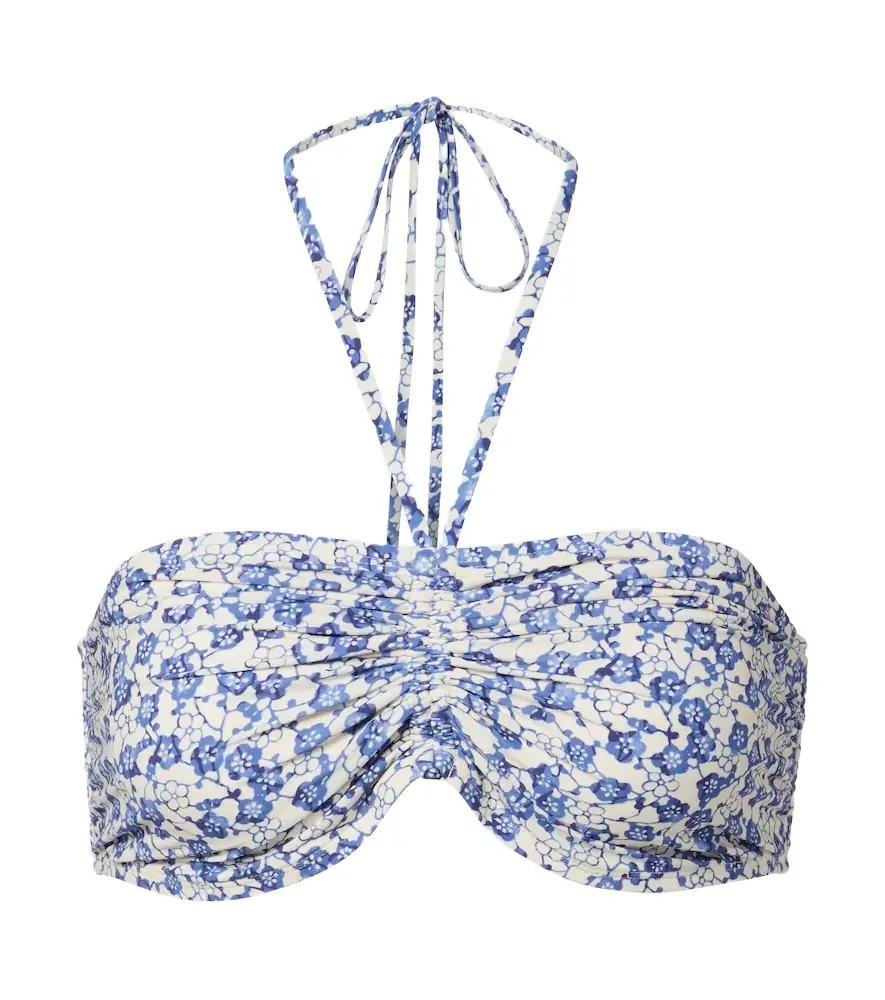 Isabel Marant Salmage floral bikini top