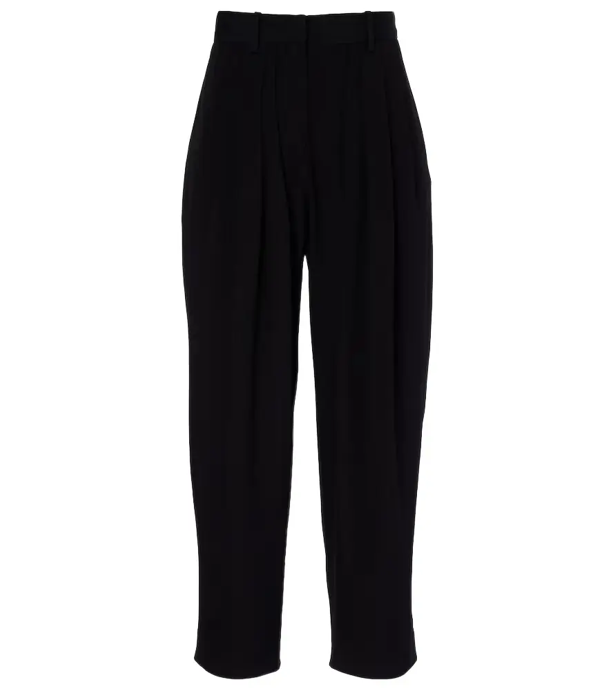 Isabel Marant Janice high-rise crêpe wide-leg pants