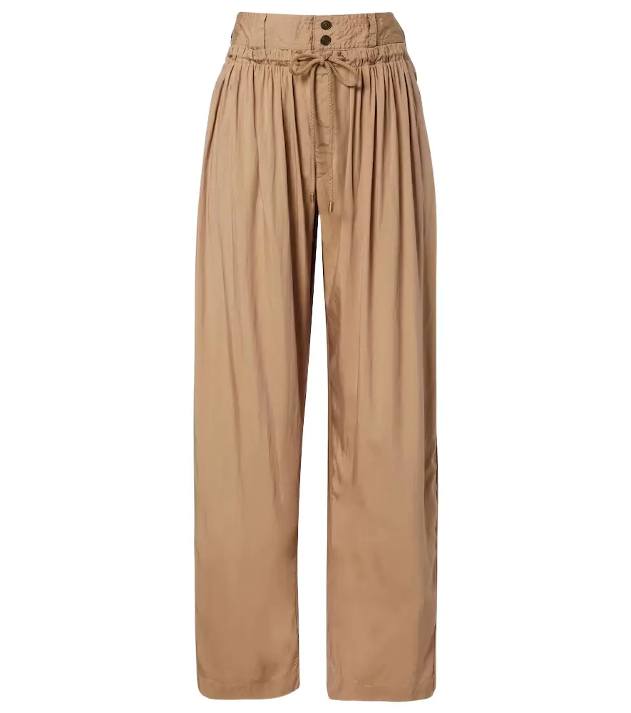 Isabel Marant Inaya layered wide-leg pants