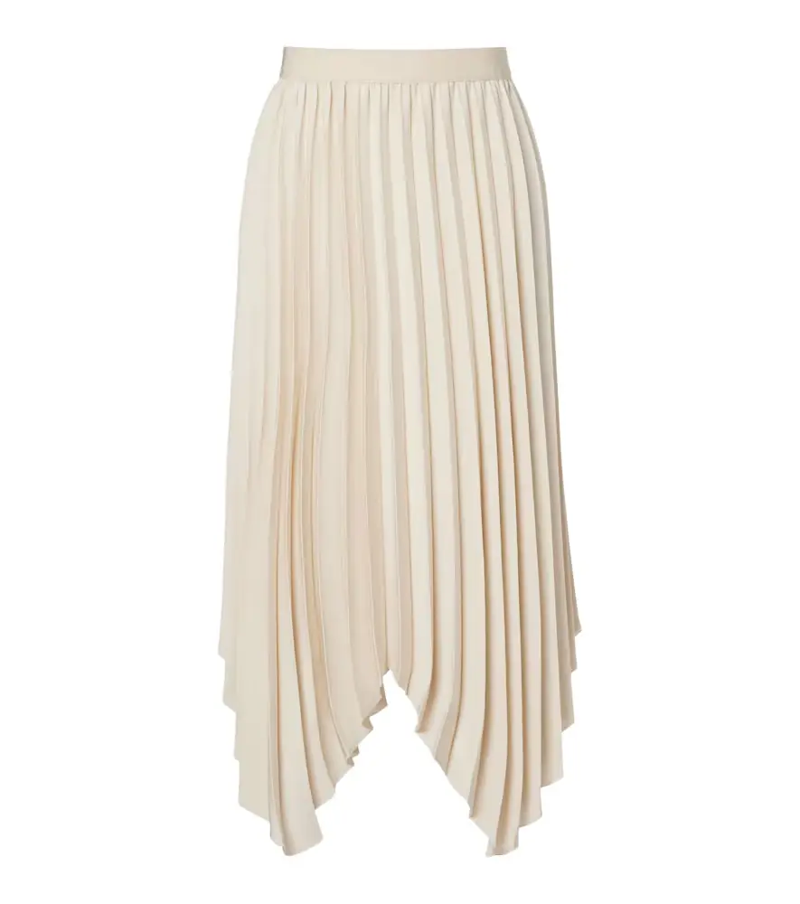 Isabel Marant Felixa plissé crêpe midi skirt