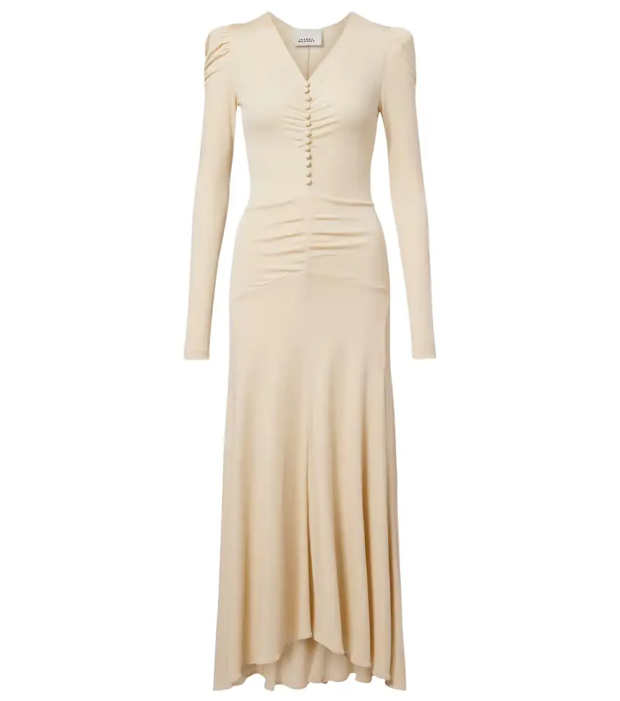 Isabel Marant Nejma gathered midi dress