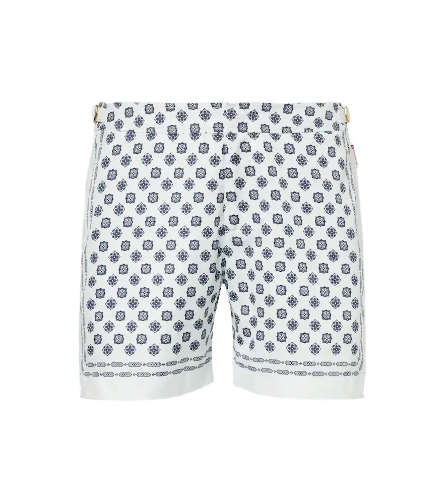 Orlebar Brown Bulldog printed swim trunks