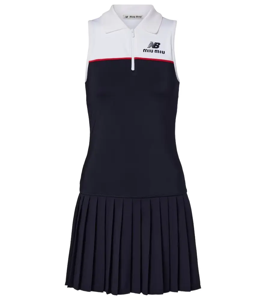 Miu Miu x New Balance jersey tennis dress