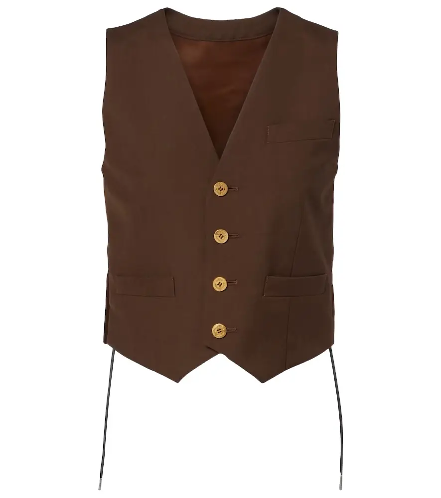 Sacai Paneled vest