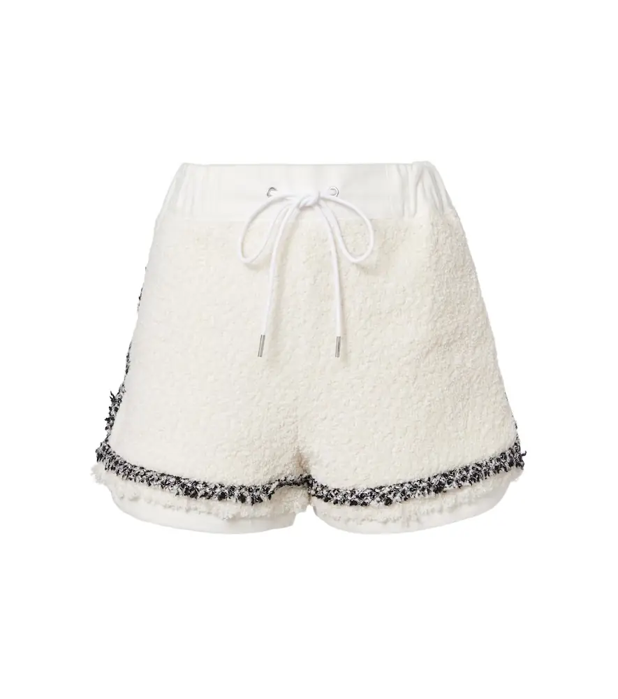 Sacai Bouclé shorts