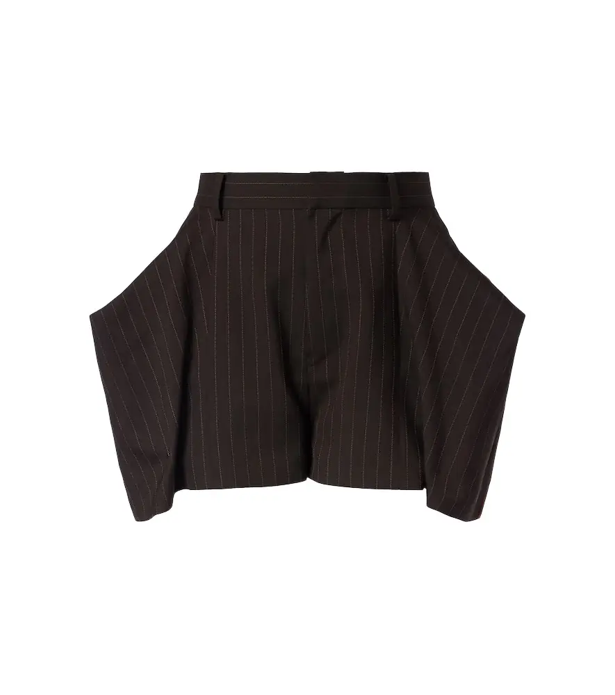 Sacai Striped Bermuda shorts