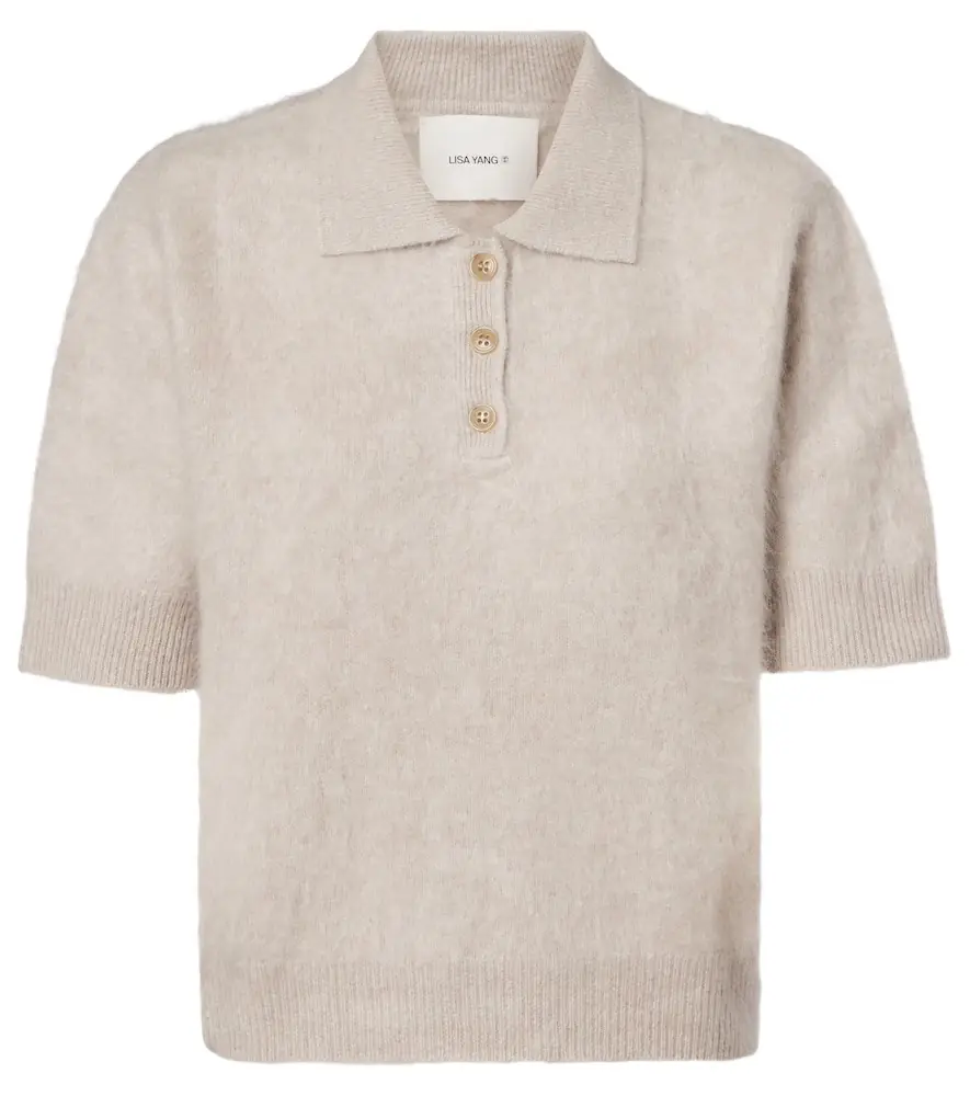 Lisa Yang Carolyn cashmere polo sweater